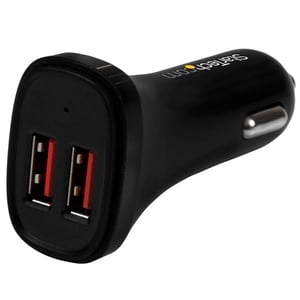 StarTech USB2PCARBKS laddare för bärbara enheter, universell, svart, automatisk cigarettändare