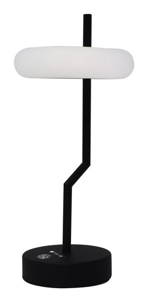 Techly I-LAMP-TABLE2 Table Lamp Non-replaceable 2 W LED light source Black, White