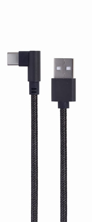 Gembird CC-USB2-AMCML-0.2M kabel USB USB 2.0 0,2 m USB A USB C 0,48 Gbit/s Czarny