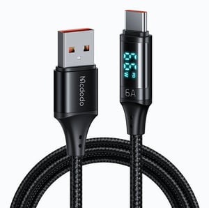 Mcdodo CA-1080 kabel USB 1,2 m USB A USB C Czarny