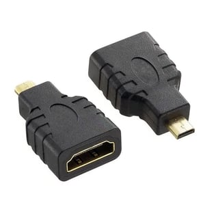 Techly Micro-D-HDMI – HDMI M/F Micro-HDMI D Schwarz