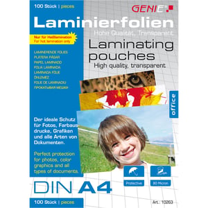 Genie 10263 folia do laminowania 100 szt.
