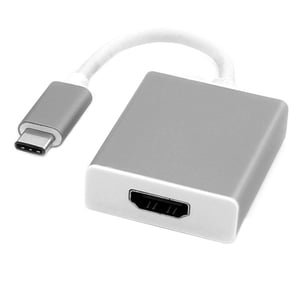 ROLINE 12.03.3210 Kabeladapter 0,1 m USB Typ C – HDMI, silber