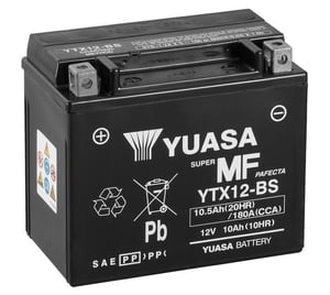 Yuasa YTX12-BS Blei-Säure-Autobatterie (VRLA) 10 Ah 12 V Motorrad