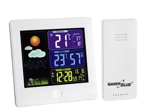 Greenblue GB521W cyfrowa stacja meteorologiczna Biały AC/Bateria