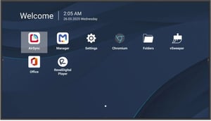 Viewsonic CDE5514-2C digital skyltningsskärm Platt skärm Digital skyltning 139,7 cm (55") LCD Wi-Fi 500 cd/m² 4K Ultra HD Svart Inbyggd processor Android 14 24/7
