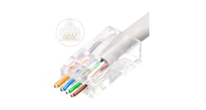 Microconnect KON505-50EZ wtyczka RJ-45 Przezroczysty