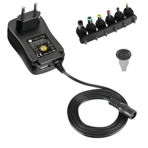 Techly IPW-NTS2250G2 strömadapter/omformare, inomhus, 27 W, svart