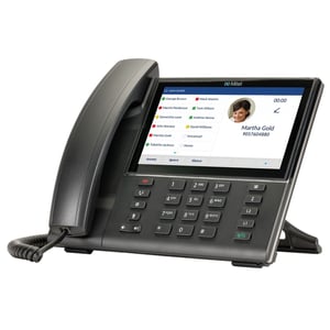 Mitel 6873 SIP Namn och identifiering av den som ringer Svart