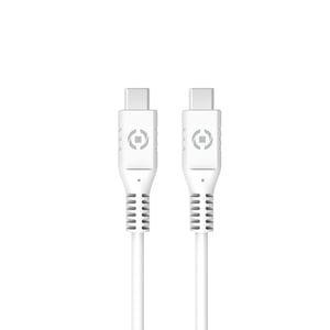 Celly RTGUSBCUSBC kabel USB 1 m USB C 60 W Biały
