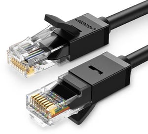 Ugreen 20162 Netzwerkkabel, schwarz, 5 m, Cat6 U/UTP (UTP)