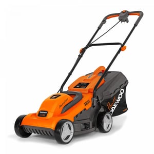 Daewoo DLM 1300E Rasenmäher Handrasenmäher Wechselstrom Schwarz, Orange