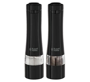Russell Hobbs 28010-56 Gewürzstreuer, schwarz – Set aus Salz- und Pfefferstreuern