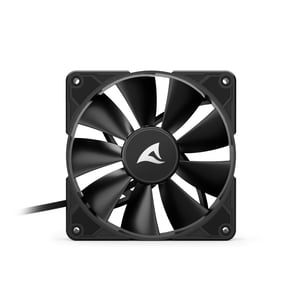 Sharkoon SilentStorm BW120 PWM PC-Gehäuse-Lüfter 12 cm, Farbe: Beere, 1 Stück.