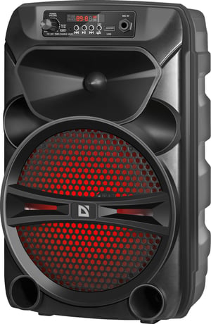 Defender G110BK Głośnik mono przenośny Czarny 12 W