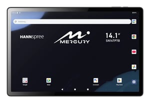 Hannspree Mercury Mediatek LTE 128 GB 35,8 cm (14,1") 6 GB Wi-Fi 5 (802.11ac) Android 15 Schwarz