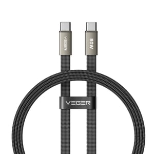 VEGER CC06-MTB kabel USB USB 2.0 1,2 m USB C 0,48 Gbit/s 60 W Czarny