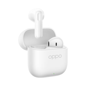 OPPO Enco Buds3 True Wireless Stereo (TWS)-hörlurar, in-ear, Bluetooth-samtal/musik, vit