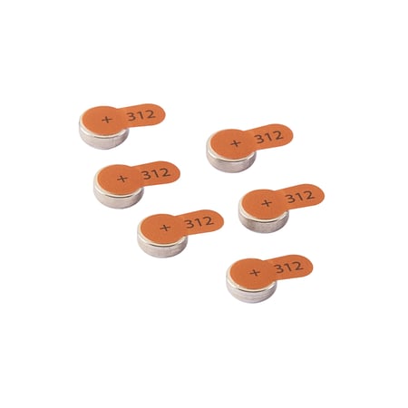Intenso A312 Energy Hörgeraete Batterie 6er Blister - Batterie - 148 mAh Jednorazowa bateria 312 Cynkowo-powietrzna