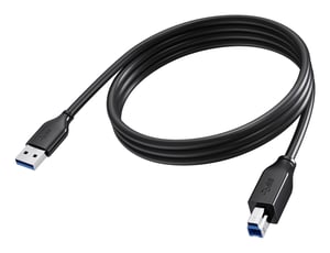Vision TC 2MUSB3.0/BL USB Cable USB 3.2 Gen 1 (3.1 Gen 1) 2 m USB A to USB B 5 Gbit/s Black