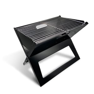 Maestro MR-1011 Grill: Charcoal + Firewood, Black