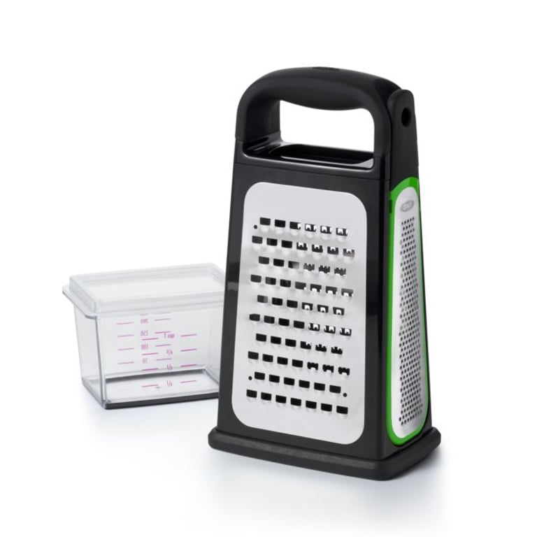 OXO Good Grips Kastenreibe Tarka płaska Czarny, Zielony, Stal nierdzewna