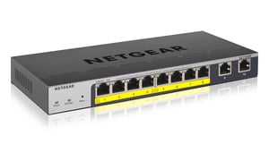 NETGEAR GS110TPP Managed L2/L3/L4 Gigabit Ethernet (10/100/1000) PoE Support Gray