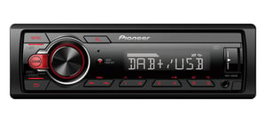 Pioneer MVH-130DAB bilradio Svart, Röd 200 W