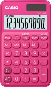 Casio SL-310UC-RD fickräknare Grundläggande räknare Röd