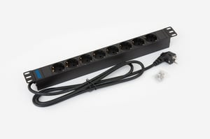 Triton RAB-PD-X02-A1 rozdzielacz zasilania PDU 8 x gniazdo sieciowe 1U Czarny