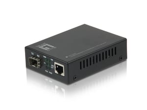 LevelOne GVT-2000 1000 Mbit/s Multifunction Network Converter, Black