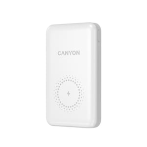 Canyon PB-1001 Lithium-Polymer (LiPo) 10,000 mAh Wireless Charging White