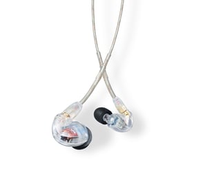 Shure SE425-CL Zestaw słuchawkowy Przewodowa Douszny Scena/studio Przezroczysty