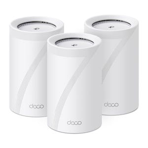 TP-Link Deco BE68 (3-pack) Trójpasmowy (2,4 GHz / 5 GHz / 6 GHz) Wi-Fi 7 (802.11be) Biały Wewnętrzny