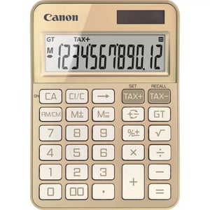 Canon KS-125KB Tischrechner – Einfacher Rechner in Gold