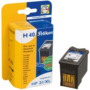 Pelikan H40 Tintenpatrone, 1 Stück. Hohe (XL) Ergiebigkeit, Schwarz