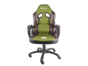 GENESIS Nitro 330 Universell spelstol Klädd sits Brun, Grön