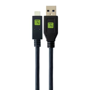 Techly ICOC MUSB31-CMAM20T USB-Kabel USB 3.2 Gen 1 (3.1 Gen 1) 2 m USB-A auf USB-C Schwarz