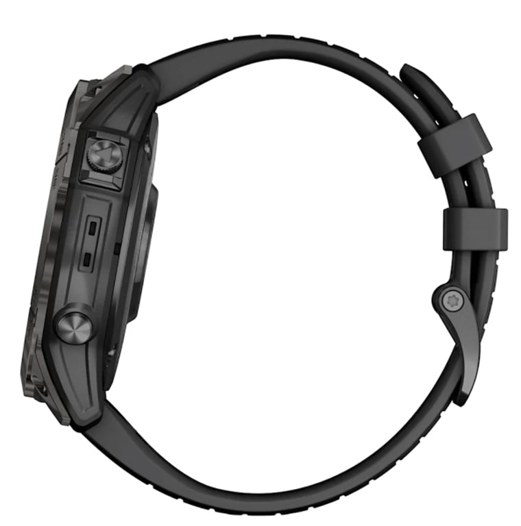 фото Смарт-годинник Garmin Fenix 7X Pro Sapphire Solar Carbon G. DLC Tit. with Black Band (010-02778-10/11/54)