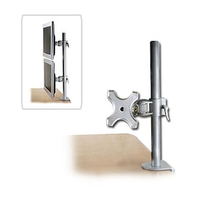 Lindy 40695 monitorhållare/stativ Skrivbord Silver