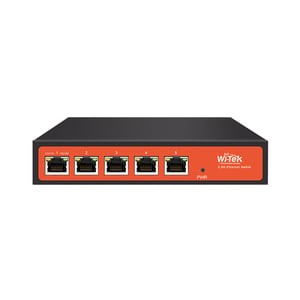 Wi-Tek WI-SG505G przełącznik sieciowy Nie zarządzany 2.5G Ethernet (100/1000/2500) Czarny, Pomarańczowy