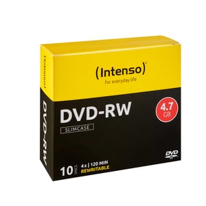 Intenso DVD-RW 4.7GB, 4x 4.7 GB, 10 pcs.