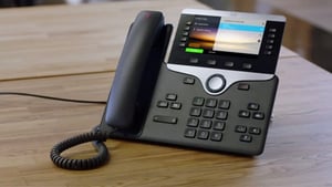 Cisco 8851 VoIP-Telefon, schwarz