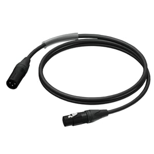 PROCAB PRA901/0.5 kabel audio 0,5 m XLR (3-pin) Czarny
