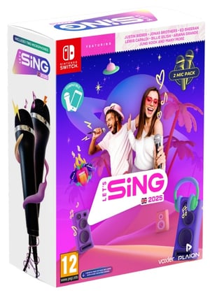 GAME Let's Sing 2025 Standard+dodatek Angielski Nintendo Switch