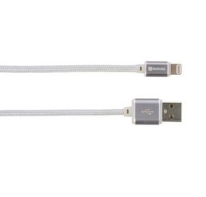 Skross Charge'n Sync - Steel Line 1 m Silver