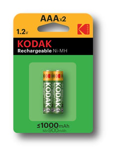 Kodak 30955042 batteri för hemmabruk Uppladdningsbart AAA-batteri av nickel-metallhydrid (NiMH)