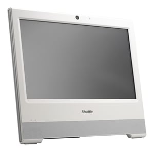 Shuttle X50V8 Intel® Celeron® 5205U 39,6 cm (15,6") 1366 x 768 px Pekskärm All-in-One PC barebone Wi-Fi 5 (802.11ac) Vit