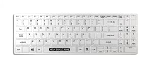 Baaske Medical 2010971 klawiatura Medyczna USB QWERTY Niemiecki Biały