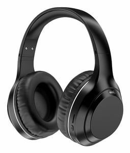 Denver BTN-211 hörlurar/headset, trådbundet och trådlöst, huvudband, samtal/musik/TV, USB Type-C, Bluetooth, svart